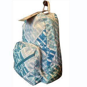 $90 Burton Snowboard Attack pack Stria Backpack White Blue NEW Book Bag School